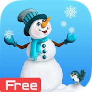 Настоящий снег Живые обои