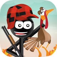 Stickman Turkey Hunter