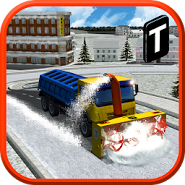 Snow Blower Truck Sim 3D