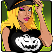 Newspaper Boy Halloween night