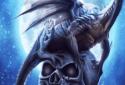 Dragon on Skull Live Wallpaper screenshot 1