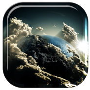 Space Clouds 3D live wallpaper