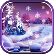 Снегопад Живые Обои