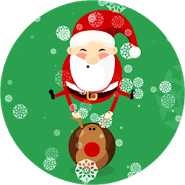 Bouncing Santa Live Wallpaper