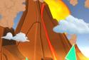 3D Cartoon Volcano Live WP screenshot 1