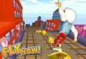 3D Train Castle Kids Surf  Run screenshot 4