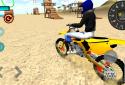 Motocross Beach Jumping 3D screenshot 1