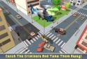 Blocky Helicopter City Heroes screenshot 1