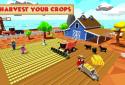 Blocky Farm Worker Simulator screenshot 2