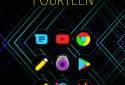 Neon Glow C - Icon Pack screenshot 4