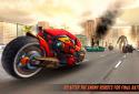 Flying Robot Bike : Futuristic Robot War screenshot 1