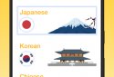 Learn Japanese, Learn Korean or Learn Chinese Free screenshot 1