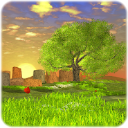 Nature Tree Milky Way live wallpaper