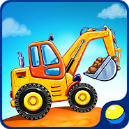 Truck games for kids - house building car wash