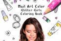Nail Art Color – Glitter Girls Coloring Book screenshot 1