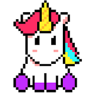 Unicorn Art Pixel 