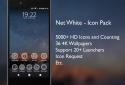 Pixel Net White - Icon Pack screenshot 1
