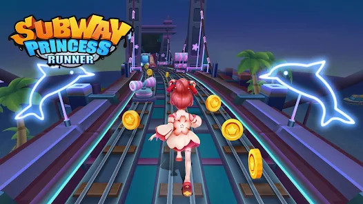 Subway Princess Runner background
