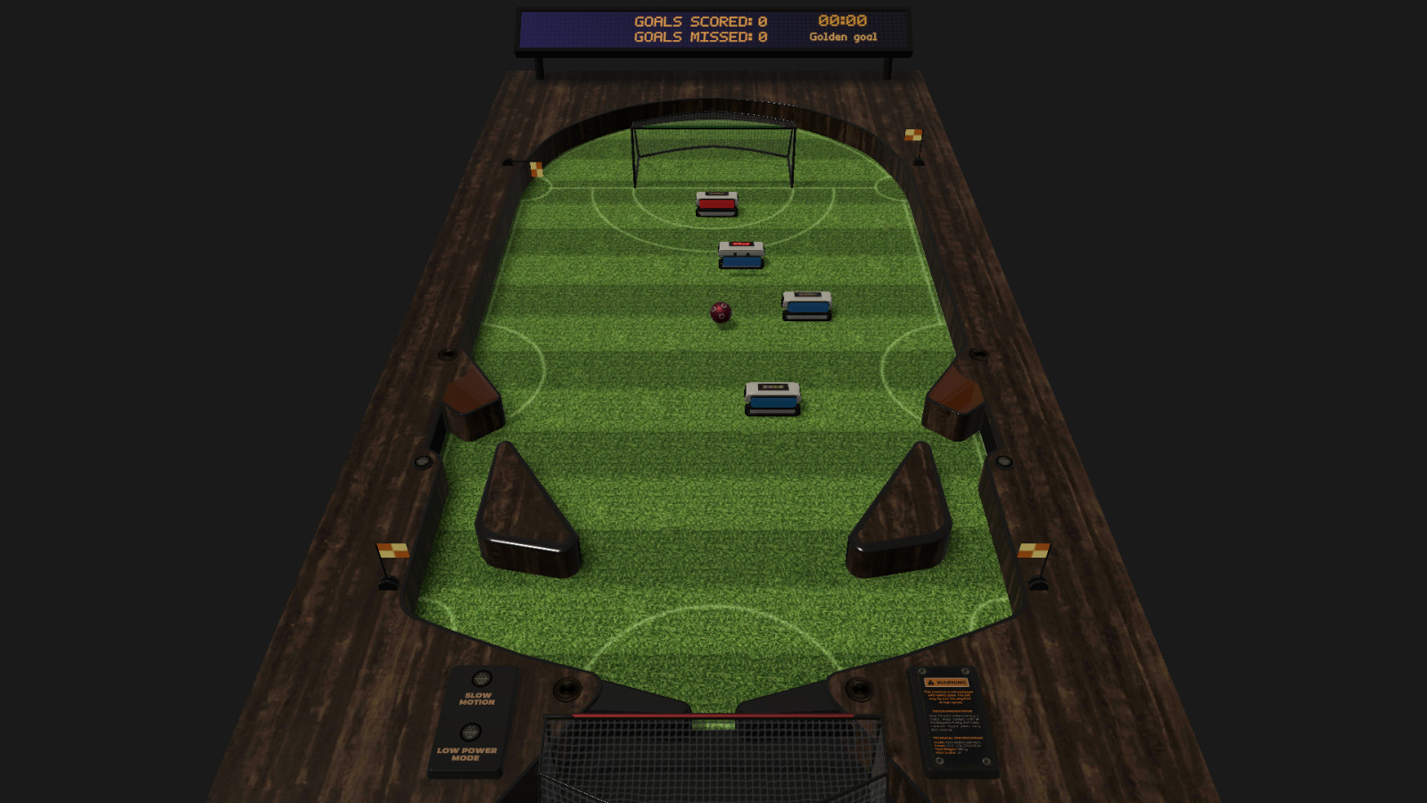 Pinball + Soccer 3D background