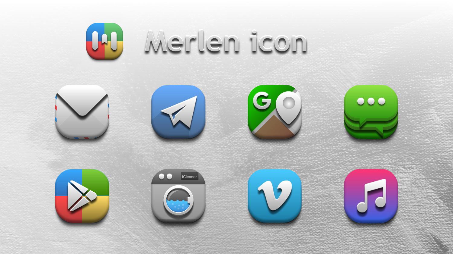Merlen Icon Pack background