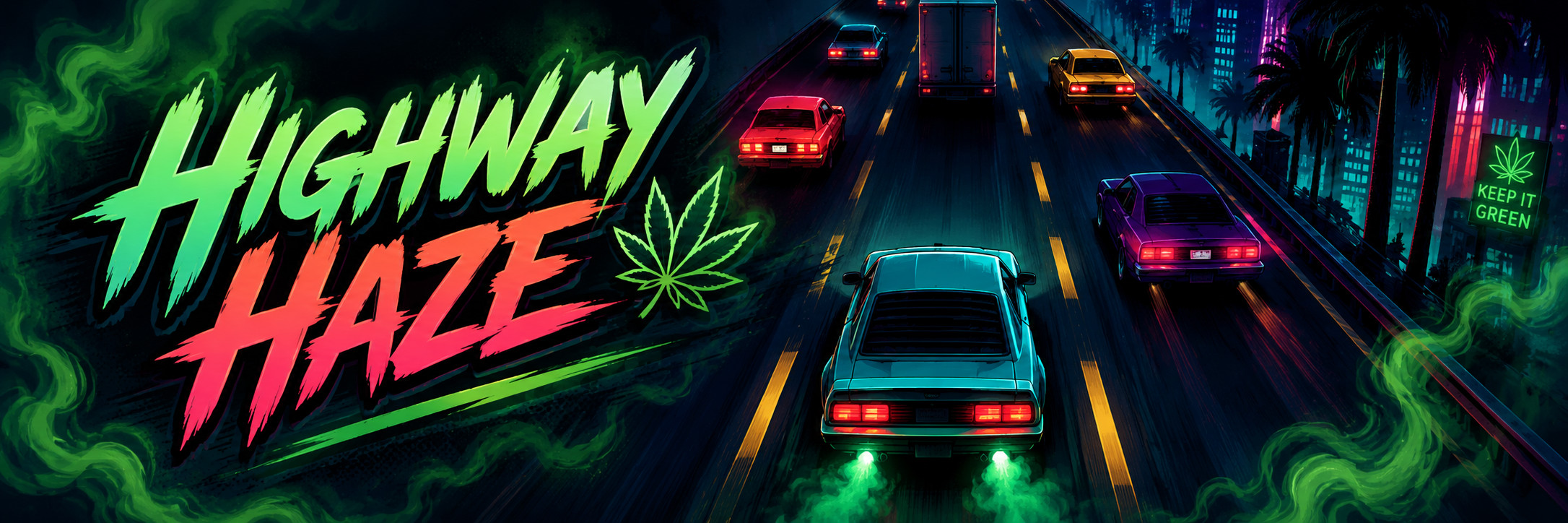 Highway Haze background