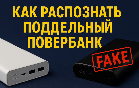 Как распознать поддельный повербанк: не дай себя обмануть